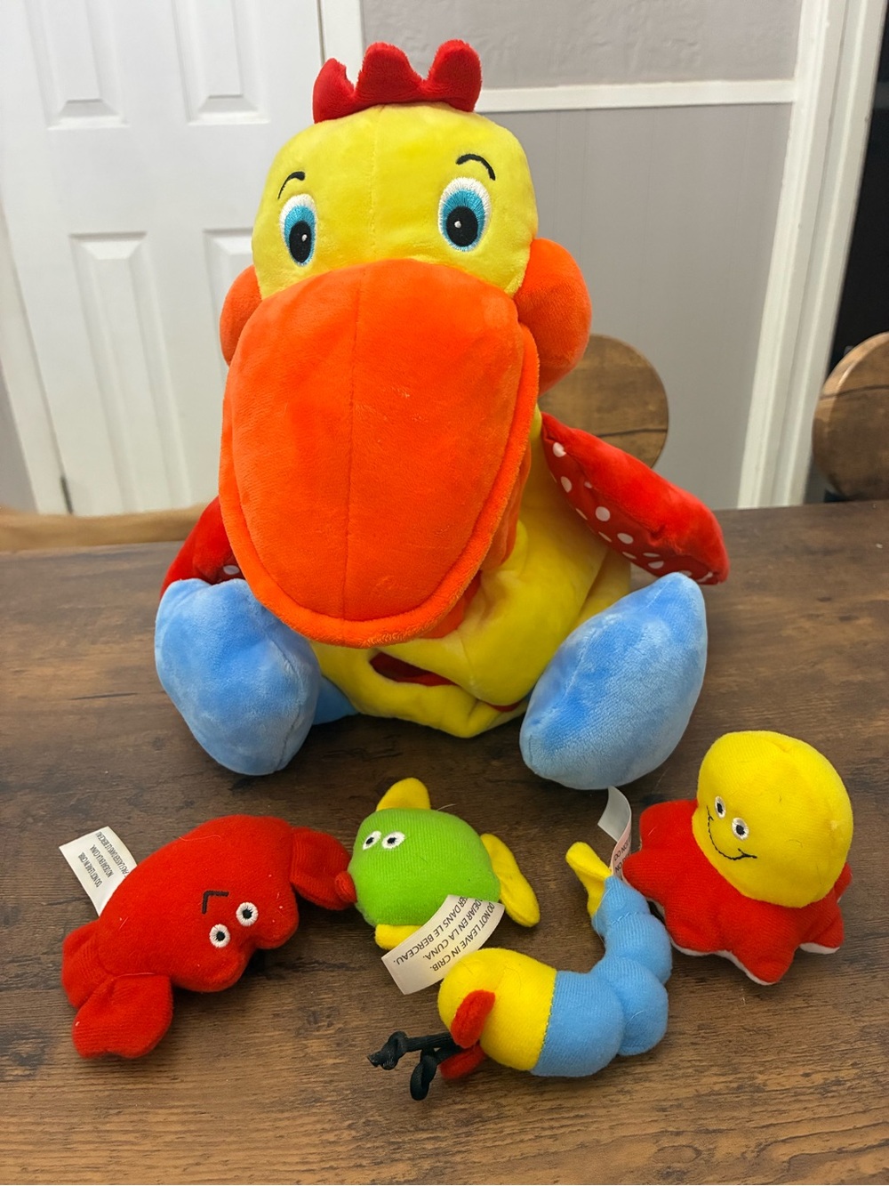 Melissa and Doug Hungry Pelican Toddler Plush Learning Toy